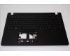 6B.VLKN7.011 Acer Geh&auml;useoberseite Schwarz mit Tastatur Deutsch beleuchtet
