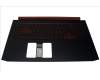 6B.Q5DN2.026 Acer Geh&auml;useoberseite Schwarz mit Tastatur Nordisch, beleuchtet f&uuml;r 1660TI