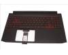 Acer Gehäuseoberseite 1650, Schwarz, mit Tastatur US-International, Hintergrundbeleuchtet für Acer Nitro 5 (AN515-44)