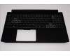 Acer Gehäuseoberseite 1660-2060, Schwarz, mit Tastatur Deutsch, Hintergrundbeleuchtet für Acer Nitro 5 (AN515-55)