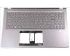 Acer Gehäuseoberseite Grau mit Tastatur US-International Hintergrundbeleuchtung für Acer Swift 3 (SF316-51)