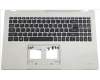 Acer Gehäuseoberseite Grau, mit US-Internationaler Tastatur und Hintergrundbeleuchtung für Acer Aspire Vero 15 (AV15-51)