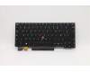 Lenovo NB_KYB CMSK-CS20,BK-BL,CHY,FRA für Lenovo ThinkPad X13 (20UF/20UG)