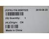 00NY925 Lenovo Frontabdeckung Schwarz, Schrauben-Gummi