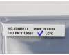 01LV551 Lenovo CS16_2BCP Plastikabdeckung Schwarz CHY
