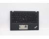 01LX554 Lenovo MECH_ASM KBD,Bezel,GR,FPR,BK,SUN