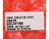 02CW169 Lenovo MECH_ASM Top Light,Red,C530,WST