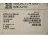 02DA287 Lenovo Abdeckung FRU Display-B-Abdeckung CSL380 Schwarz