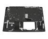 03100017KC01 Original Acer Tastatur inkl. Topcase US (englisch) schwarz/schwarz mit Backlight