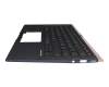 0KN1-5Z1GE13 Original Pegatron Tastatur inkl. Topcase DE (deutsch) schwarz/blau mit Backlight