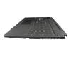0KNR0-691BGE00 Original Asus Tastatur inkl. Topcase DE (deutsch) schwarz/transparent/schwarz mit Backlight