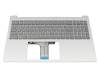 0PD Original HP Tastatur inkl. Topcase DE (deutsch) grau/silber