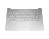90NB0201-R31GE0 Original Asus Tastatur inkl. Topcase DE (deutsch) silber/silber