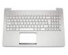90NB00K1-R31GE0 Original Asus Tastatur inkl. Topcase DE (deutsch) silber/silber mit Backlight