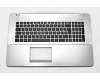 Tastatur inkl. Topcase FR (französisch) schwarz/silber original für Asus Pro Essential P750LB