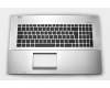 Tastatur inkl. Topcase IT (italienisch) schwarz/silber original für Asus Pro Essential P750LB