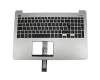 Tastatur inkl. Topcase DE (deutsch) schwarz/silber original für Asus VivoBook S551LN