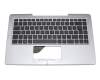 90NB02W1-R31GE0 Original Asus Tastatur inkl. Topcase DE (deutsch) schwarz/silber