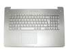 90NB0201-R32SF0 Original Asus Tastatur inkl. Topcase SF (schweiz-franz&ouml;sisch) silber/silber mit Backlight