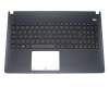 Tastatur inkl. Topcase SF (schweiz-französisch) schwarz/schwarz original für Asus F501U