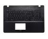 Tastatur (FR) schwarz/schwarz - ohne Touchpad für Asus F751MA