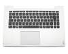 Tastatur inkl. Topcase DE (deutsch) schwarz/silber mit Backlight original für Lenovo IdeaPad U430P