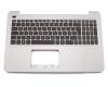 Tastatur inkl. Topcase DE (deutsch) schwarz/rosé original für Asus VivoBook F556UR