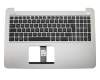 Tastatur inkl. Topcase DE (deutsch) schwarz/silber mit Backlight original für Asus A501UX