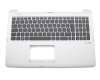 Tastatur inkl. Topcase DE (deutsch) schwarz/silber original für Asus Transformer Book Flip TP550LA