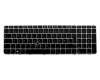 Tastatur DE (deutsch) schwarz mit Mouse-Stick original für HP Spectre Pro x360 G2