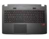 13NB07Z1P04041 Original Asus Tastatur inkl. Topcase DE (deutsch) schwarz/schwarz mit Backlight