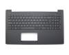 Tastatur inkl. Topcase IT (italienisch) schwarz/schwarz original für Asus F553MA