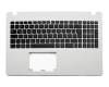 90NB03VC-R31GE0 Original Asus Tastatur inkl. Topcase DE (deutsch) schwarz/wei&szlig;