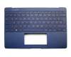 90NB0CZ1-R31GE0 Original Asus Tastatur inkl. Topcase DE (deutsch) blau mit Backlight