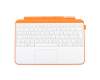 Tastatur inkl. Topcase DE (deutsch) weiß/orange original für Asus Transformer Mini T102HA