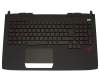 Tastatur, deutsch (DE) + Topcase B-Ware für Asus ROG G751JT
