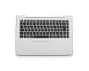 35040822 Original Medion Tastatur inkl. Topcase DE (deutsch) schwarz/wei&szlig; mit Backlight