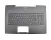 Tastatur inkl. Topcase DE (deutsch) schwarz/schwarz mit Backlight für Schenker XMG C703 (MS-1771)