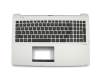 Tastatur inkl. Topcase US (englisch) schwarz/silber original für Asus Transformer Book Flip TP550LA