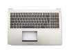 0KNB0-6624GE00 Original Asus Tastatur inkl. Topcase DE (deutsch) schwarz/silber mit Backlight