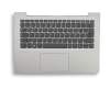 Tastatur inkl. Topcase DE (deutsch) grau/silber original für Lenovo IdeaPad 320S-14IKBR (81BN)
