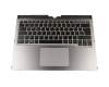 FUJ:CP713687-XX Original Fujitsu Tastatur inkl. Topcase DE (deutsch) schwarz/silber mit Backlight