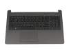 Tastatur inkl. Topcase DE (deutsch) schwarz/grau für HP 250 G6