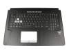 Tastatur inkl. Topcase DE (deutsch) schwarz/schwarz mit Backlight original für Asus TUF Gaming FX765GM