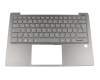Tastatur inkl. Topcase DE (deutsch) grau/grau mit Backlight original für Lenovo IdeaPad S530-13IWL (81J7)