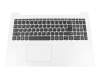 SN20M63112 Original Lenovo Tastatur inkl. Topcase DE (deutsch) grau/wei&szlig;