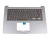 Tastatur inkl. Topcase DE (deutsch) schwarz/anthrazit mit Backlight original für Asus VivoBook S510NA