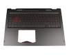 6B.Q2YN1.008 Original Acer Tastatur inkl. Topcase DE (deutsch) schwarz/schwarz mit Backlight