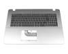 Tastatur inkl. Topcase DE (deutsch) schwarz/grau original für Asus VivoBook 17 F705NA