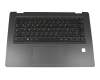 5CB0M32849 Original Lenovo Tastatur inkl. Topcase DE (deutsch) schwarz/schwarz mit Backlight mit Aussparung f&uuml;r FingerPrint-Reader